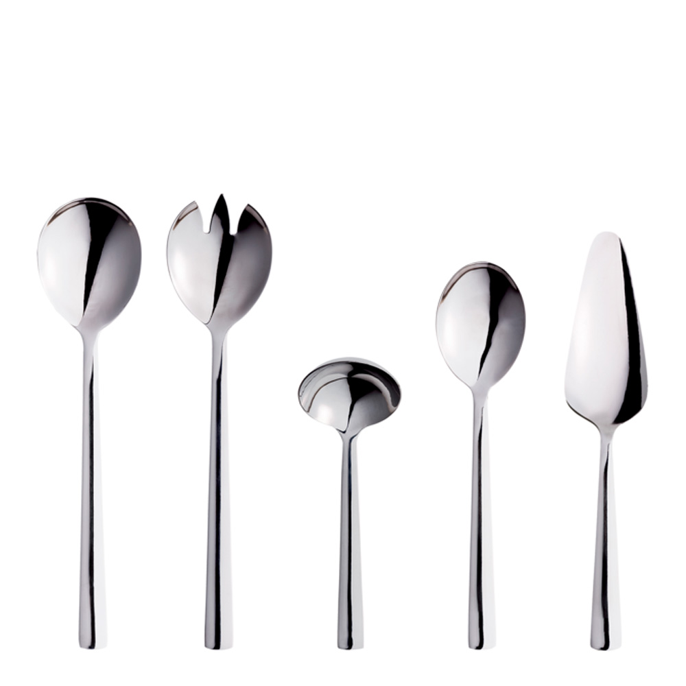 Aida - Raw Serveringsset 5 delar Rostfri