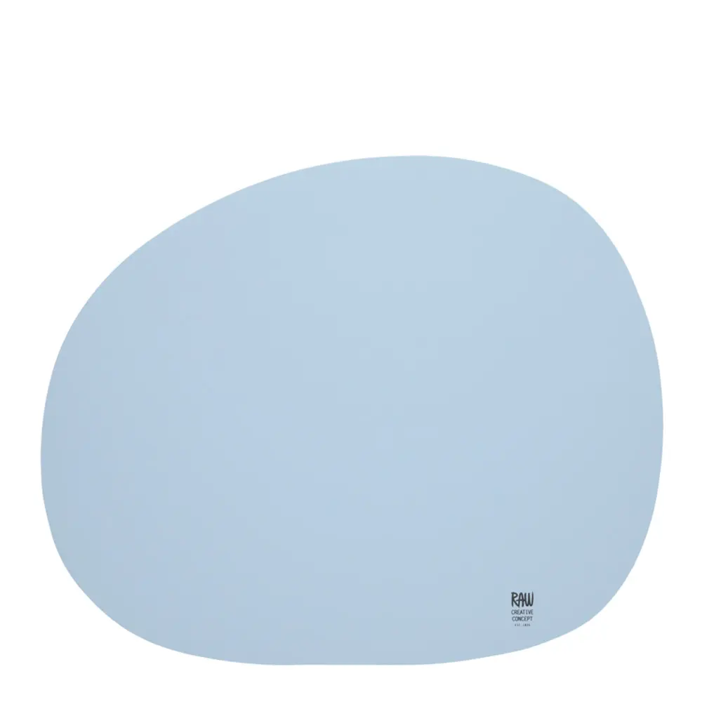 Raw Organic bordbrikke silikon 41x33,5 cm sky blue