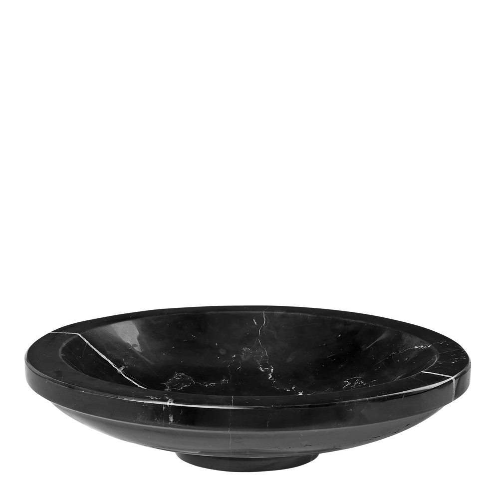 Louise Roe Copenhagen - Gallery Objects Skål Marmor 32 cm Svart