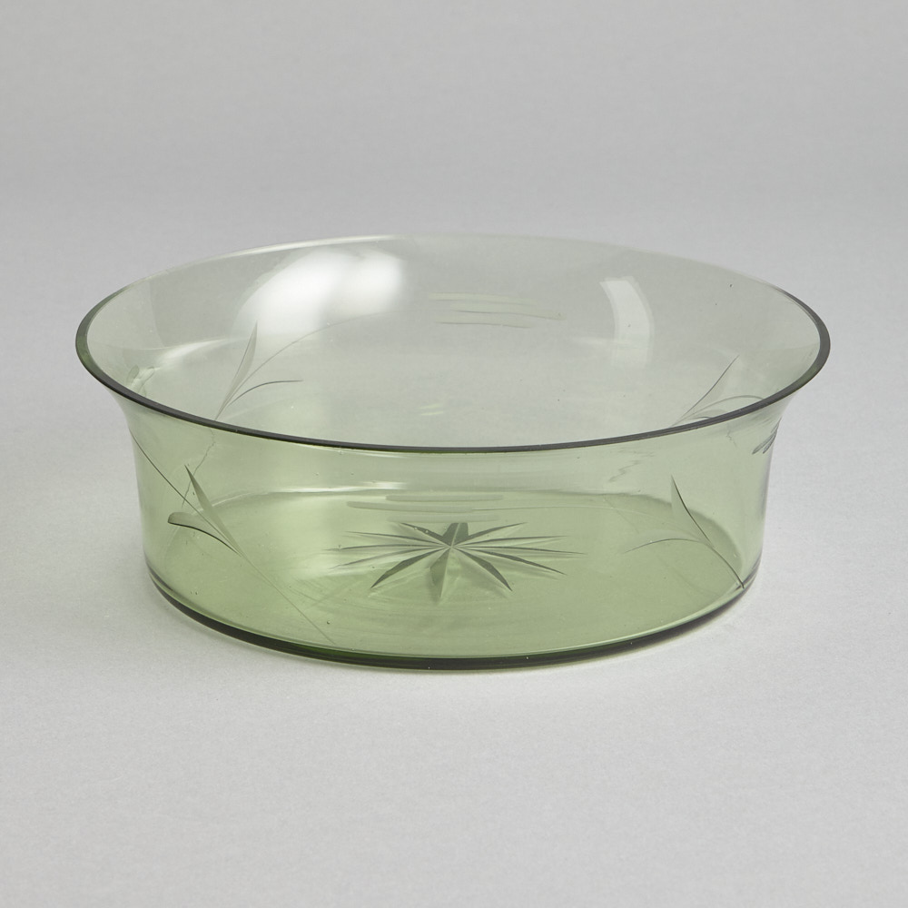Läs mer om Vintage - Skål i Grönt Glas