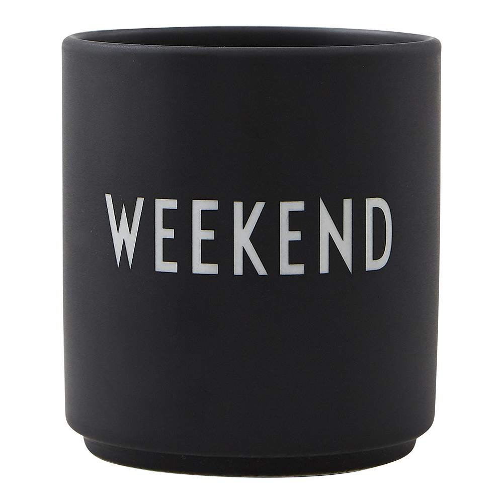 Design Letters – Favourite Cup Weekend Svart