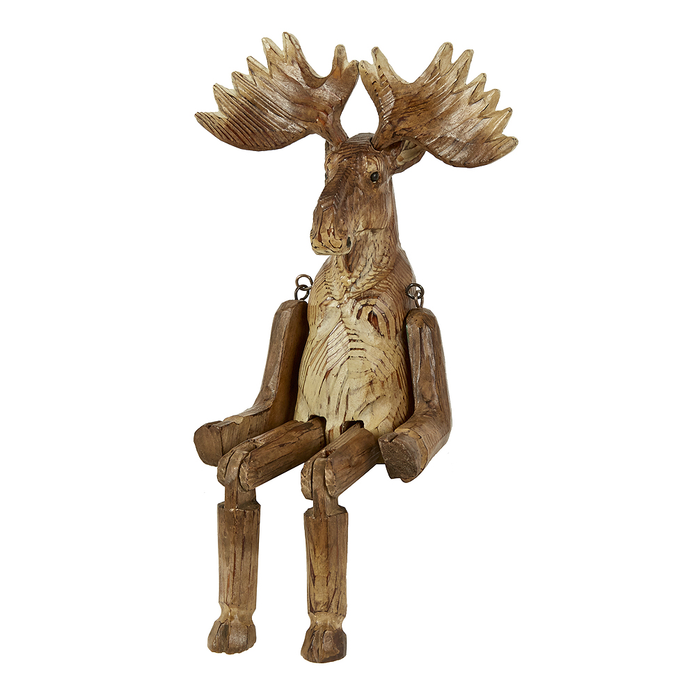 Zak Älg dekordocka 31 cm