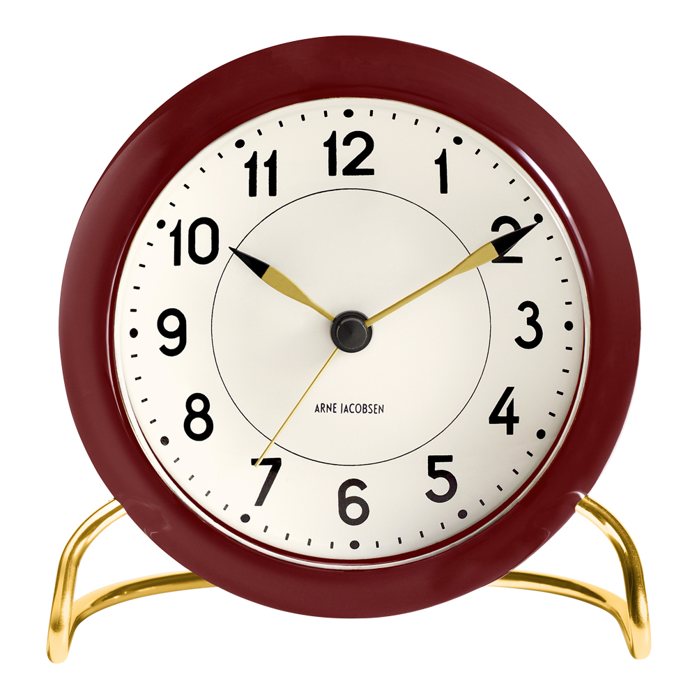 Arne Jacobsen – Station Bordsur 11 cm Bordeaux/Mässing