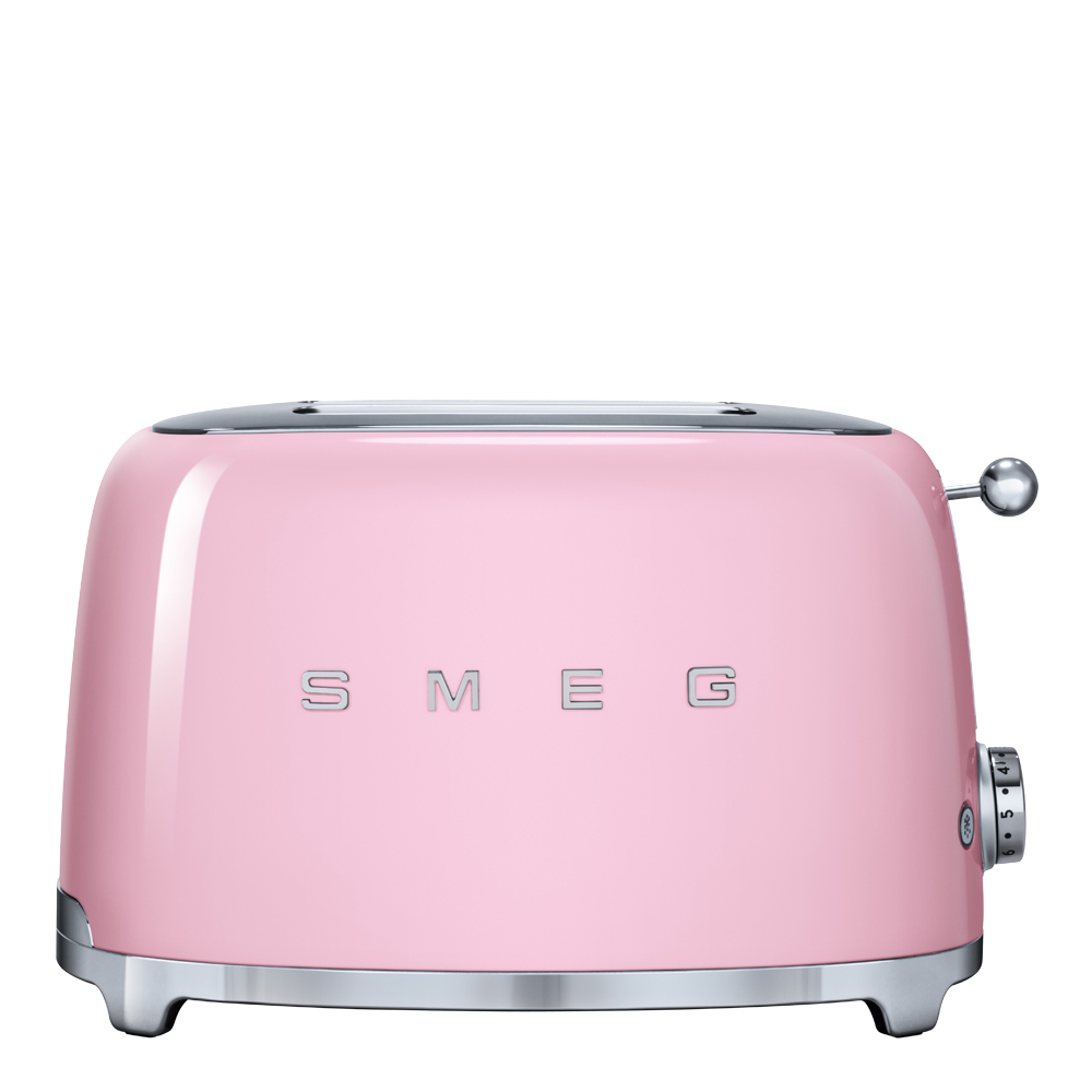 Läs mer om Smeg - Smeg 50s Style Brödrost 2 skivor Rosa