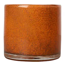 Byon Calore telysholder 10x10 cm oransje