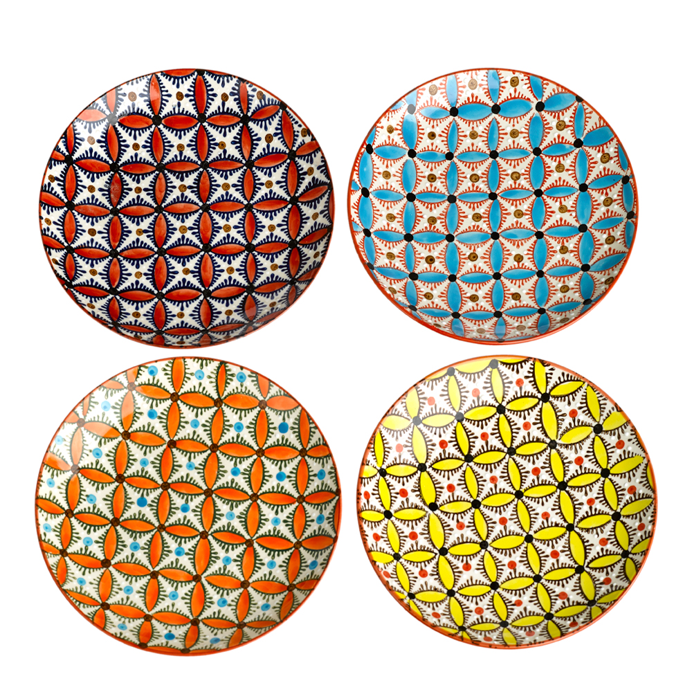Pols Potten - Pols Potten Hippy Tallrik 4-pack 20 cm