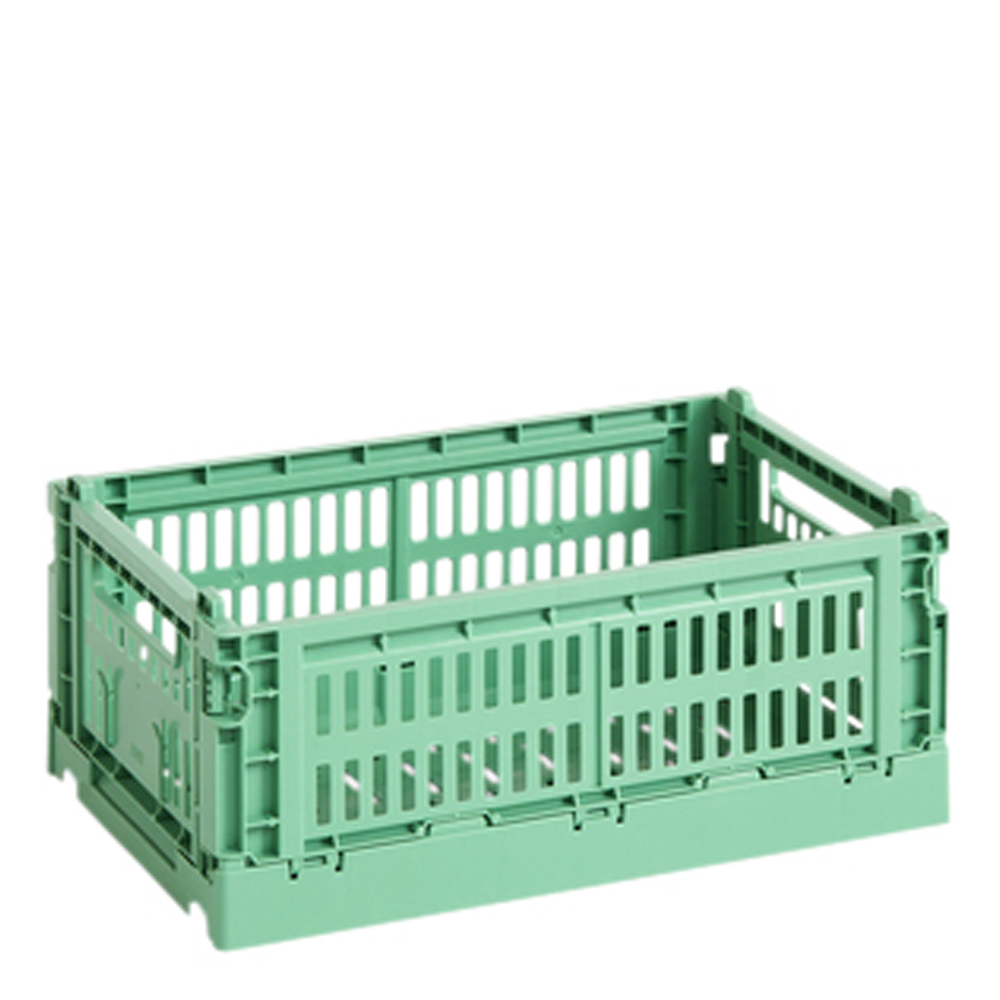 Läs mer om Hay - Colour Crate Förvaringslåda S Dark Mint