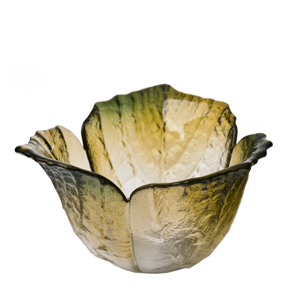 Målerås Glasbruk – Folia Ljuslykta 11,5 cm Grön