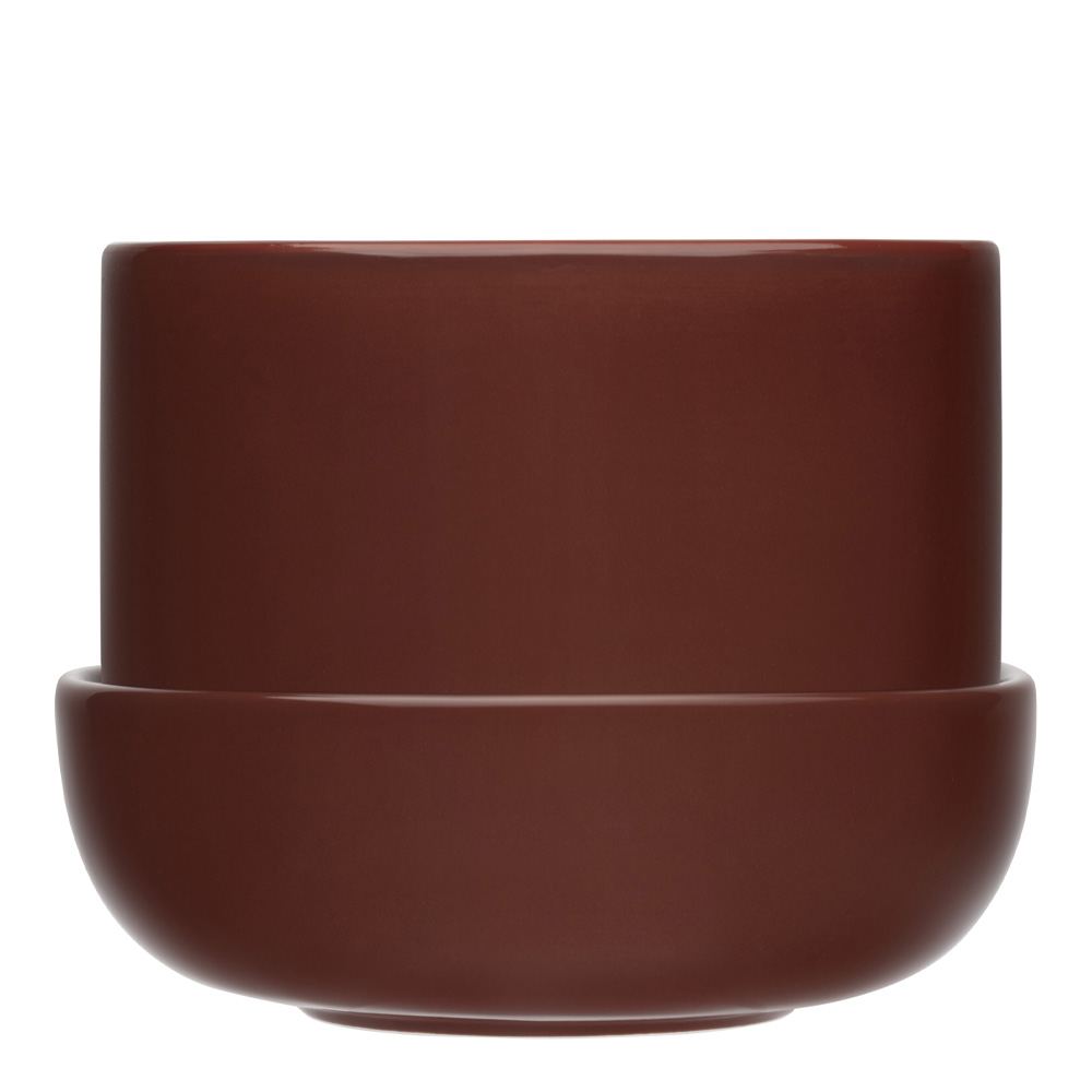 Iittala – Nappula Kruka med Fat 17×13 cm Brun