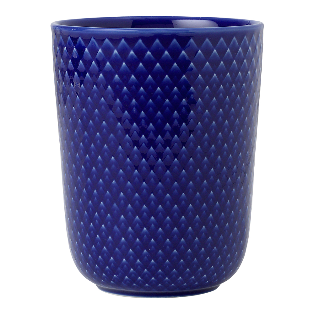 Läs mer om Lyngby Porcelain - Rhombe Color Mugg 33 cl Mörkblå