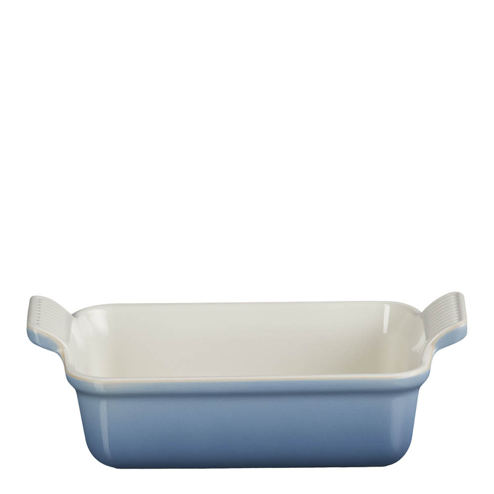 Le Creuset - Heritage rektangulært fat 19x24 cm chambray