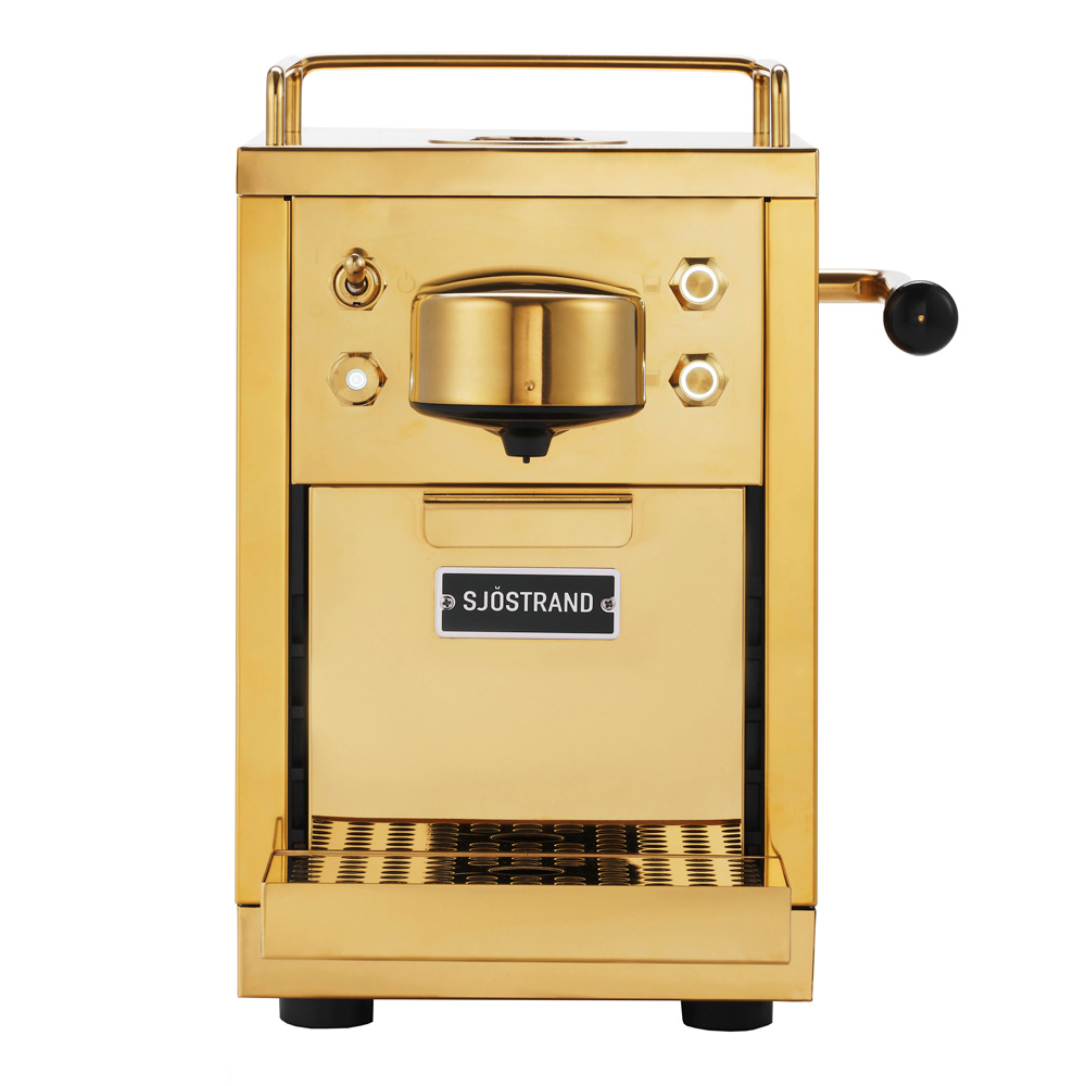 Sjöstrand - Espressomaskin för kapslar Guld