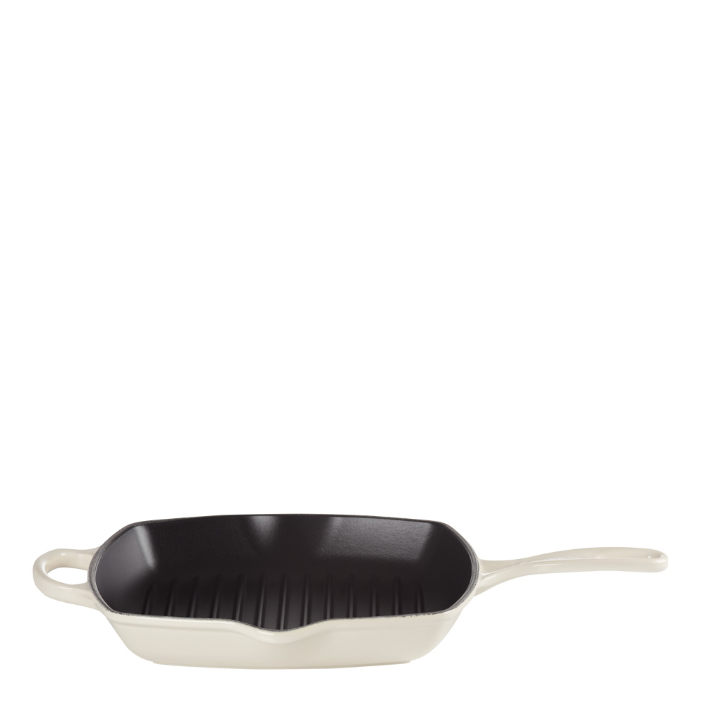 Le Creuset - Signature Grillpanna Kvadratisk 26 cm Meringue