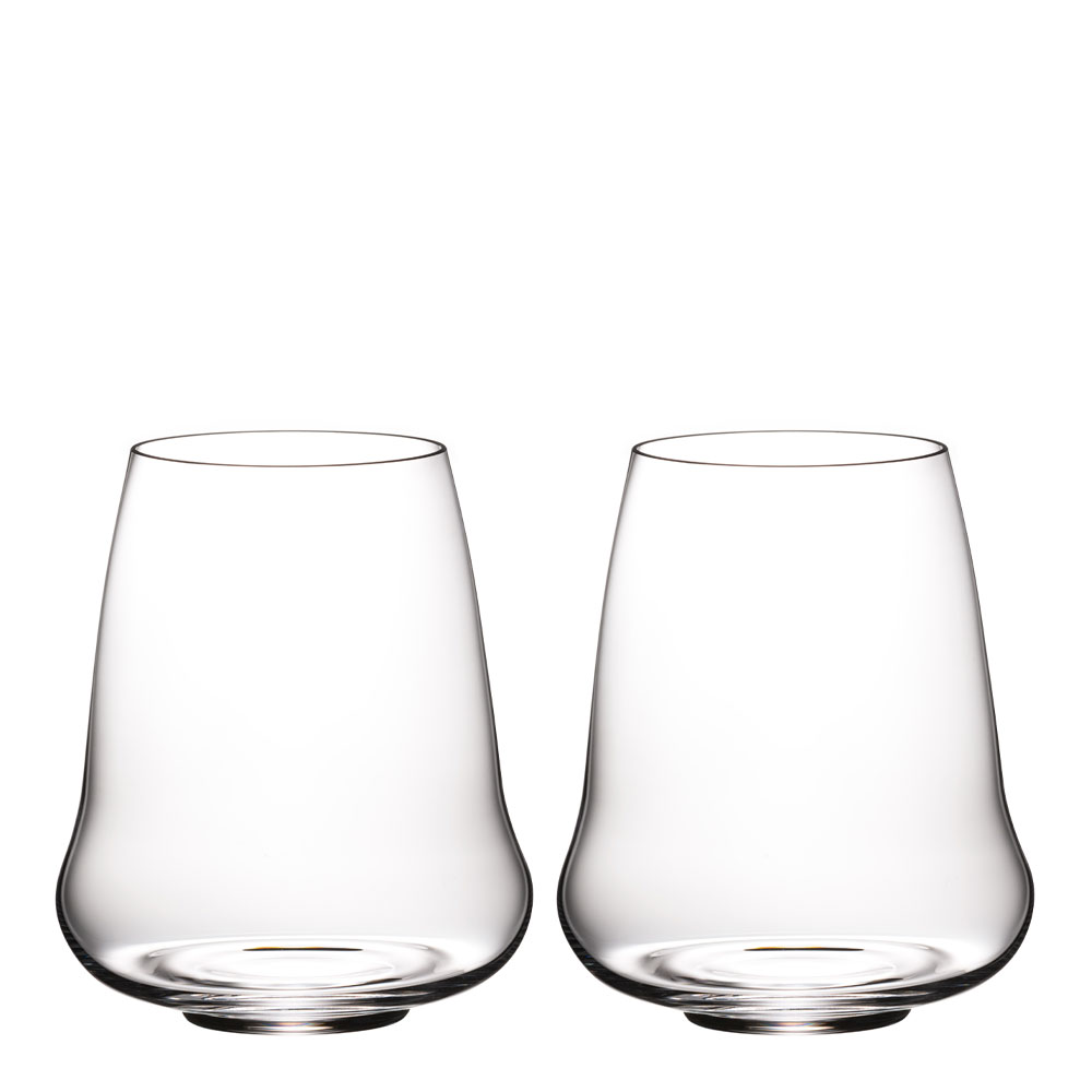 Riedel Stemless Wings Vinglas Riesling / Champagne 44 cl 2-pack