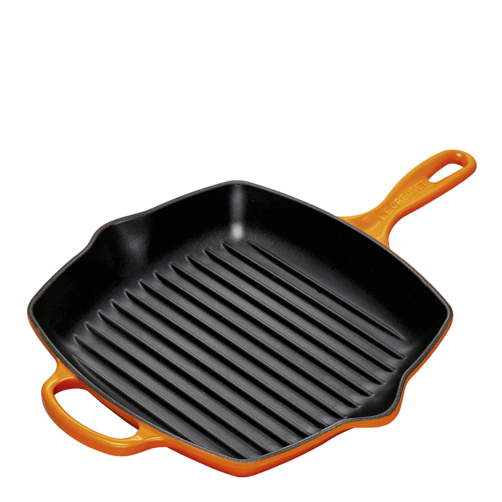 Le Creuset - Signature Grillpanna Kvadratisk 26 cm Vulkan