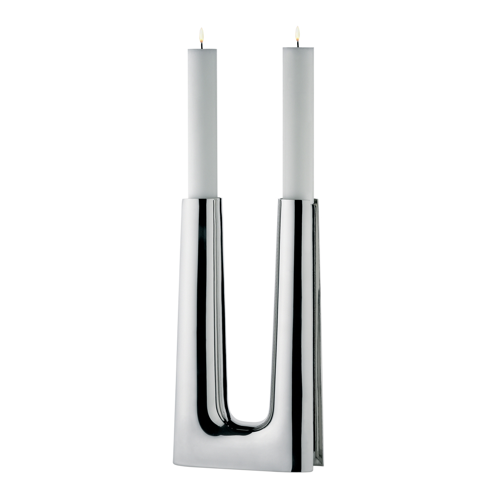 Läs mer om Georg Jensen - Copenhagen Ljusstake 44 cm