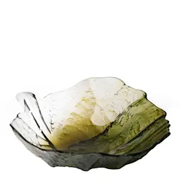 Målerås Glasbruk Folia Skål 18 cm Grön