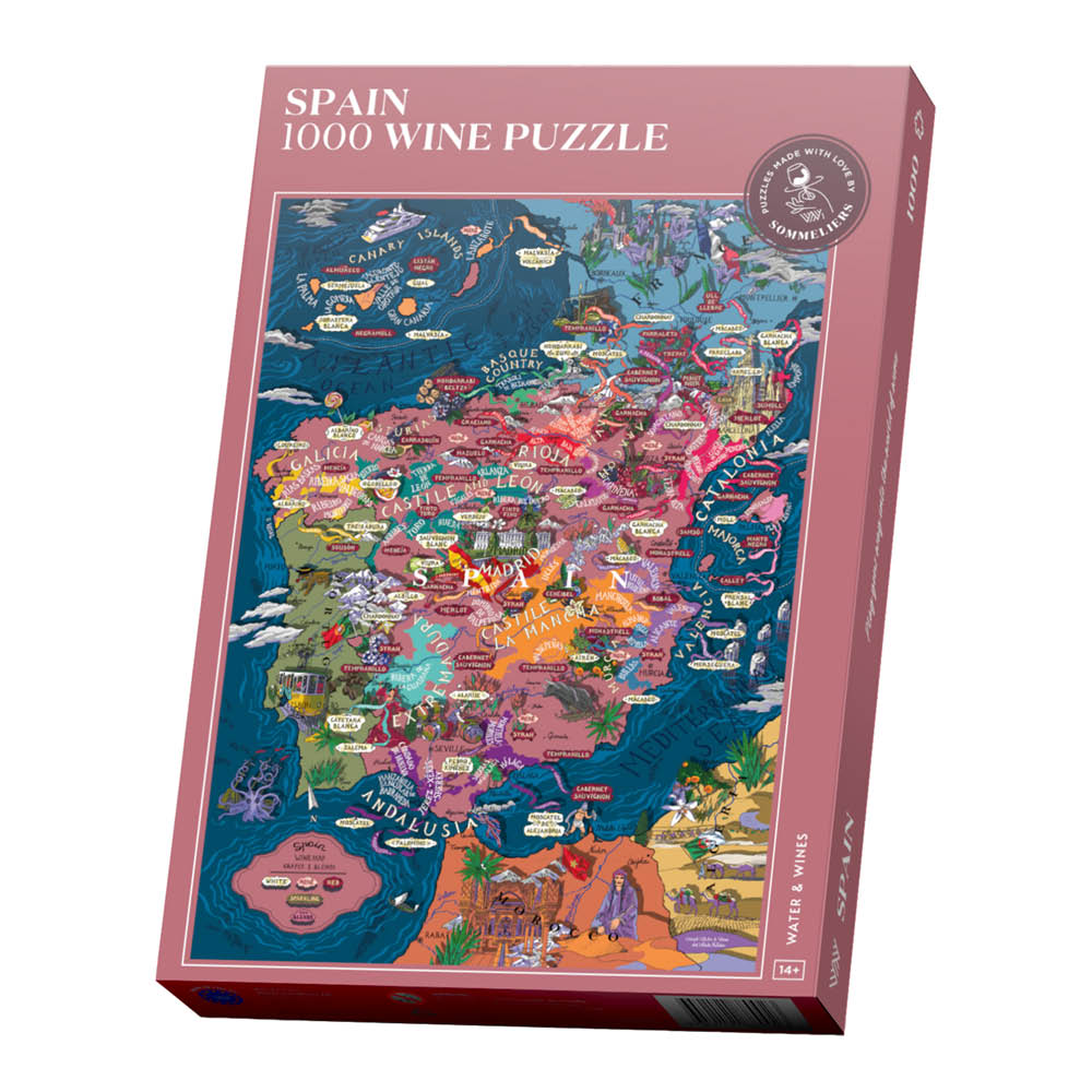 Water and Wines AB Wine Puzzle Palapeli Espania 1000 palaa