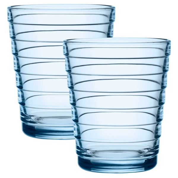 Iittala – Aino Aalto Glas 22 cl 2-pack Aqua
