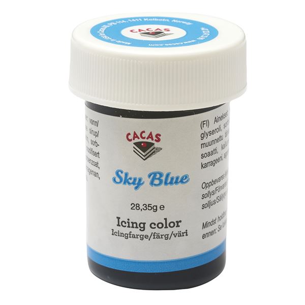 Läs mer om Cacas - Icingfärg 28,35G Sky Blue