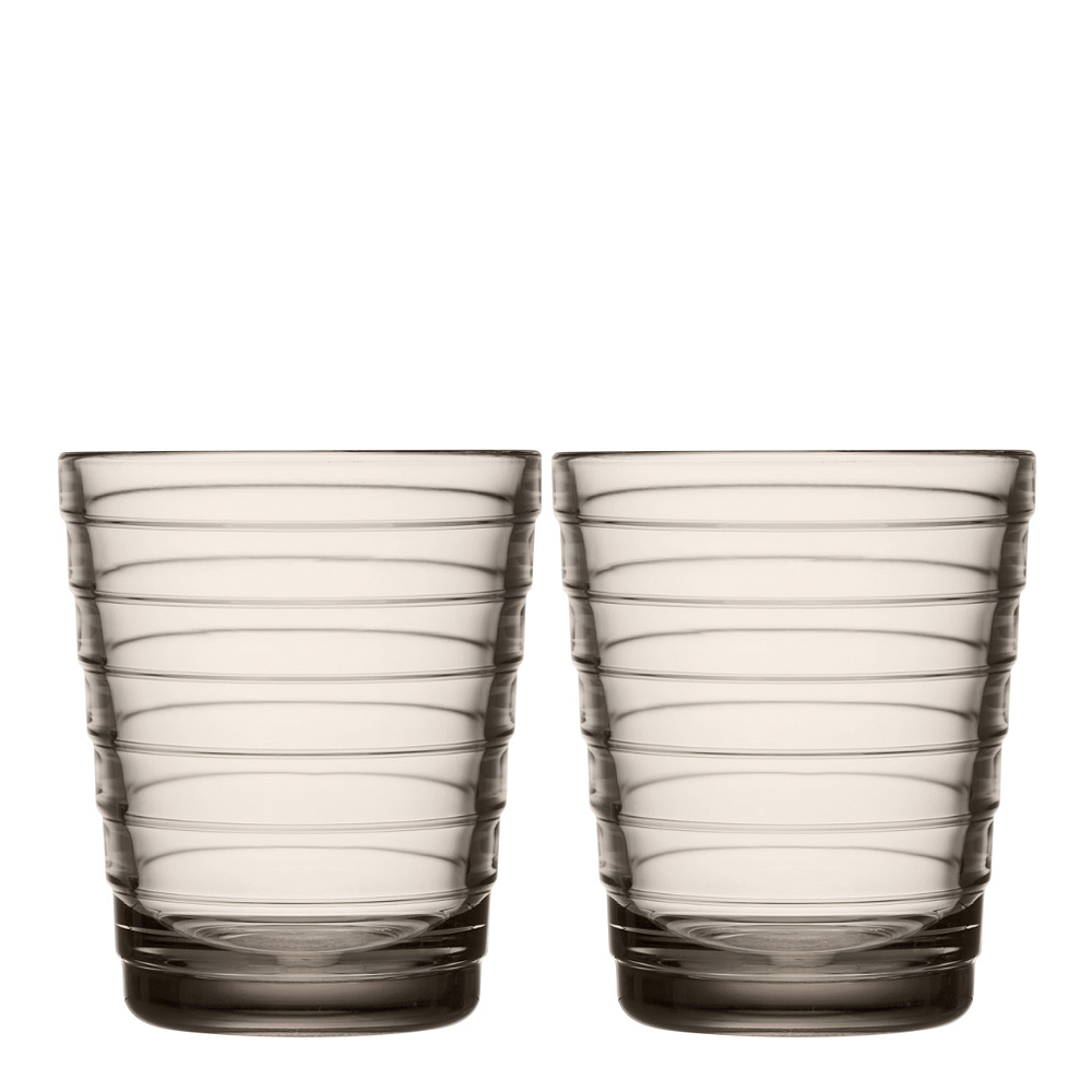 Iittala - Aino Aalto Glas 22 cl 2-pack Linne