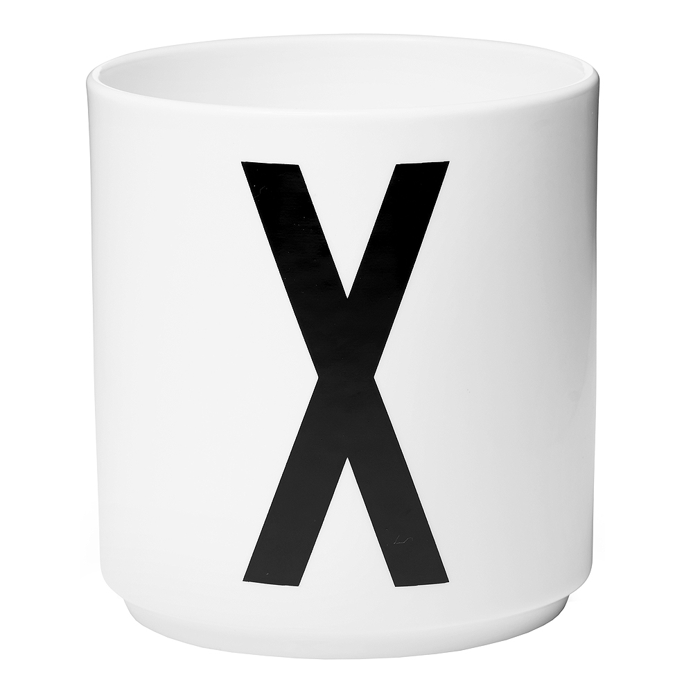 Läs mer om Design Letters - Mugg X Vit