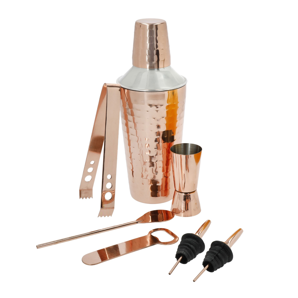 Bar Craft - Bartenderset 7 delar  Koppar