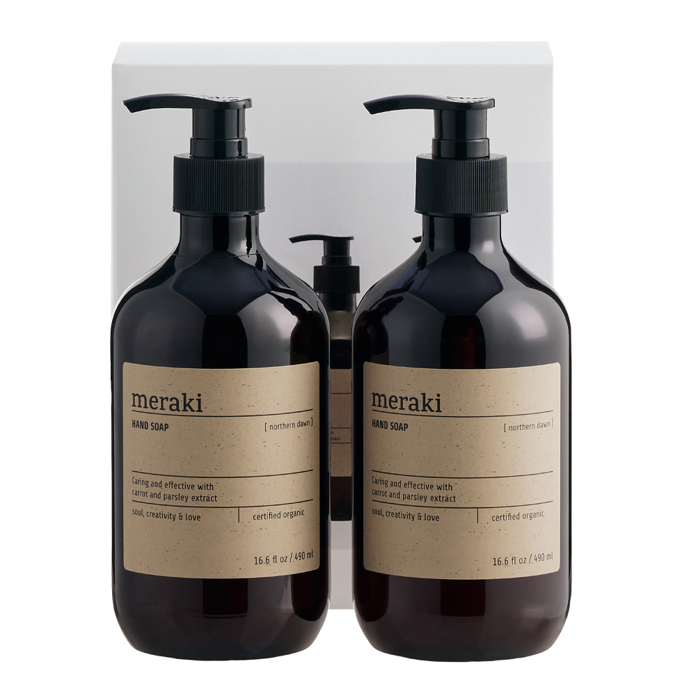 Meraki - Home Presentask Northern Dawn Handtvål 490 ml Brun