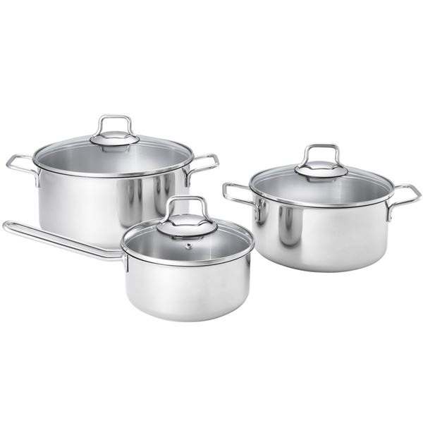 Fiskars - Modular Grytset 3 Delar 1,5L/3L/5L