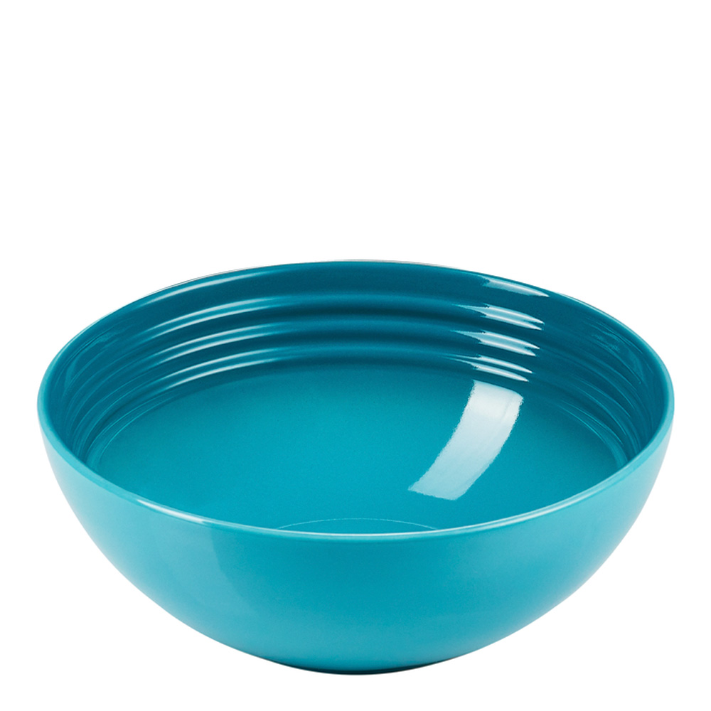 Läs mer om Le Creuset - Signature Djup Tallrik 16 cm Caribbean