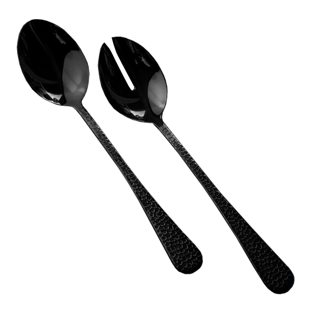 Vargen & Thor - Frost Salladsbestick Svart