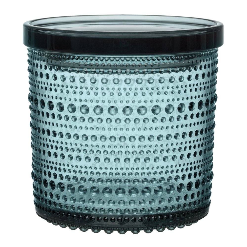 Iittala - BURK/LOCK HAVSBLÅ 11X11,4 CM Havsblå
