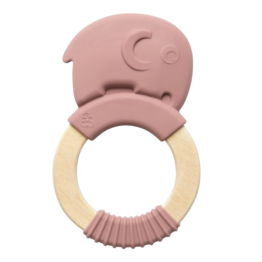 Sebra – Sebra Toys Bitring  Elefanten Fanto Vintage Pink