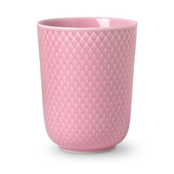 Läs mer om Lyngby Porcelain - Rhombe Color Mugg 33 cl Rosa