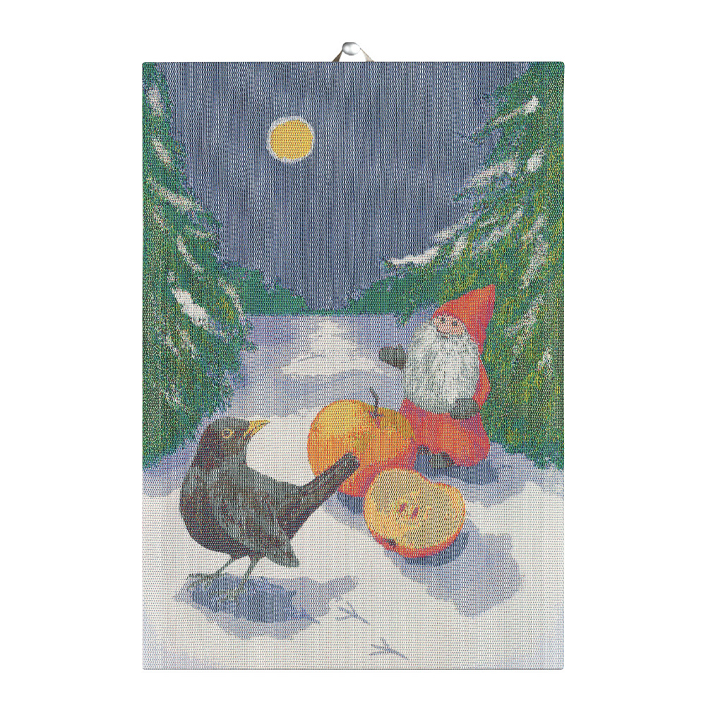 Läs mer om Ekelund - Vinteräpple Kökshandduk 35x50 cm Flerfärgad