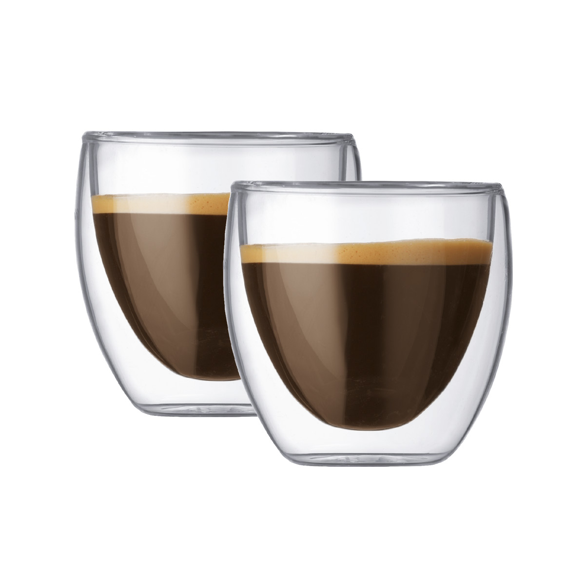 Läs mer om Bodum - Pavina Espressoglas dubbelväggad 8 cl 2-pack
