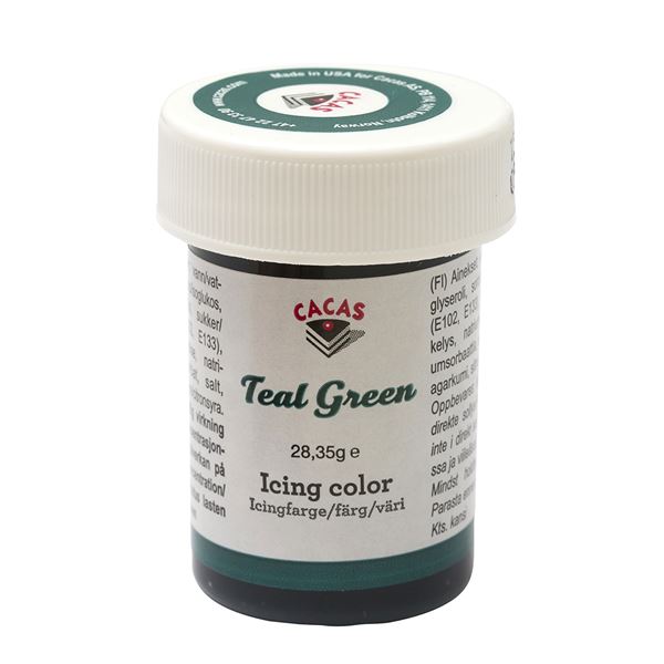 Cacas - Icingfärg 28,35G Teal Green