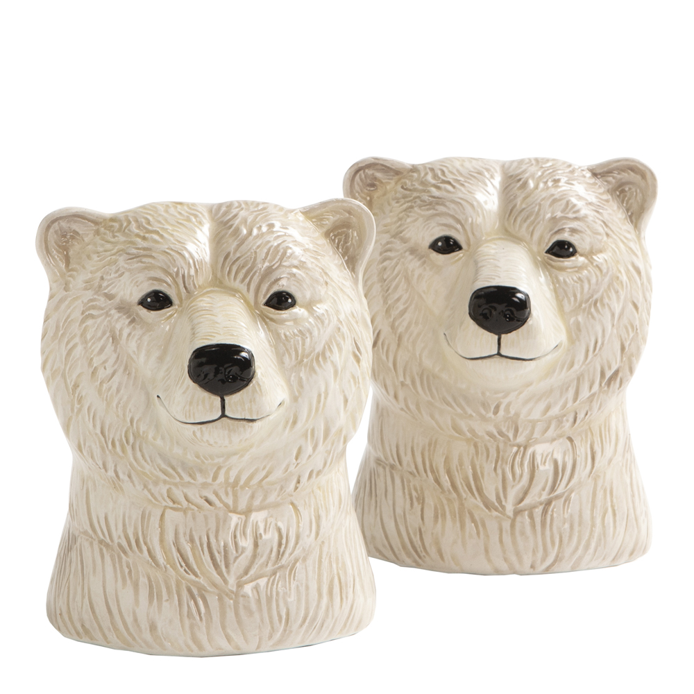 &klevering – Bear Salt & Peppar Isbjörn 7,5 cm