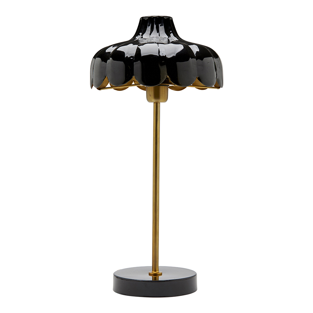 PR Home - Wells Bordslampa 50 cm Svart/Guld