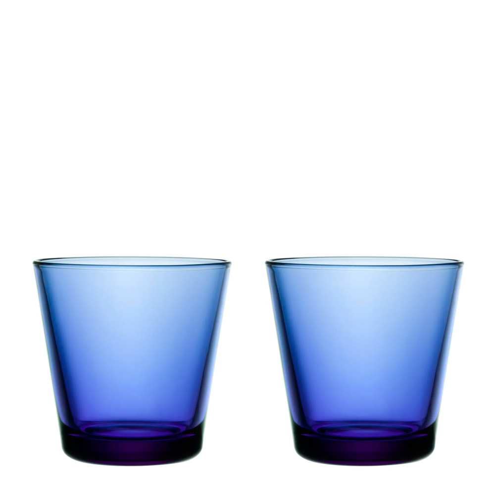 Iittala - Kartio Glas 21 cl 2-pack Ultramarinblå