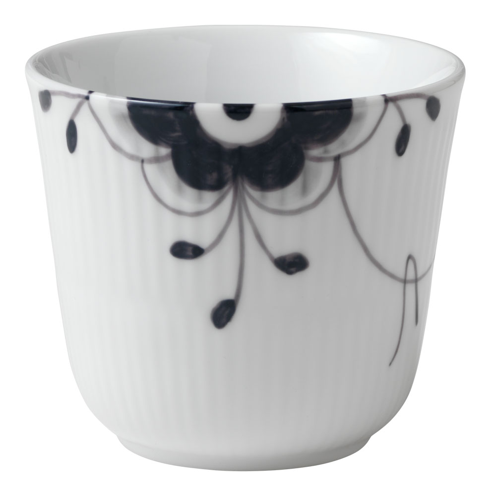 Royal Copenhagen - Sort Mega Riflet termokopp 26 cl