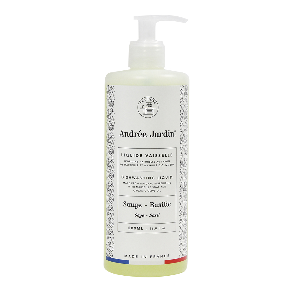 ANDREE JARDIN - Tradition oppvaskmiddel flytende 500 ml salvie & basilikum