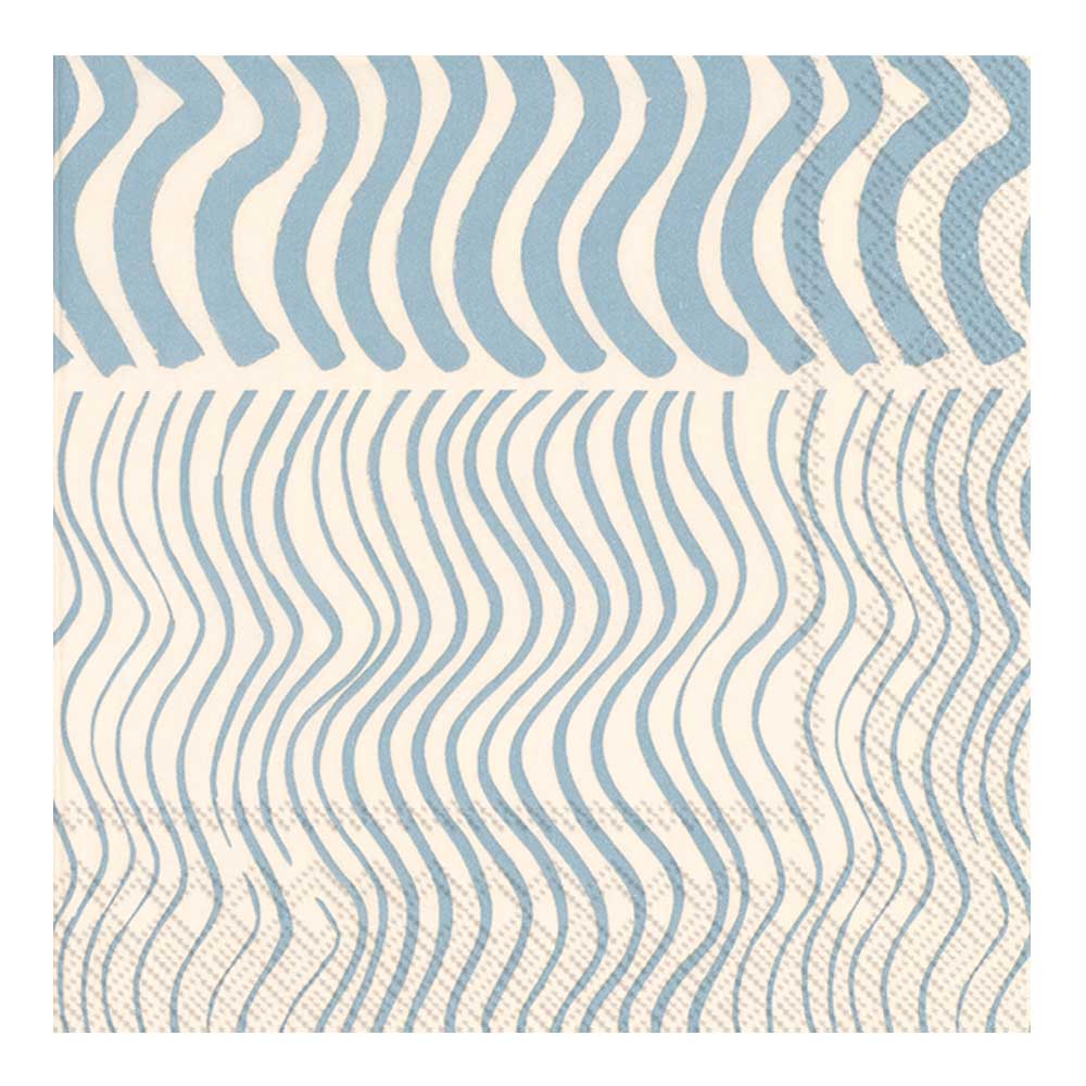 Marimekko – Servett Silklikuikka 33×33 cm beige blue off-white