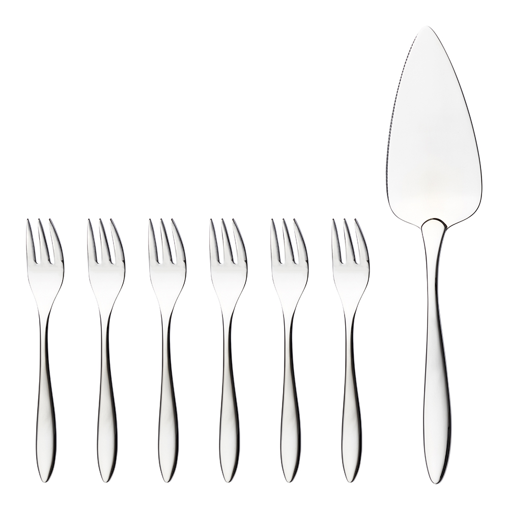 Hardanger Bestikk - Maria Tårtset 7 delar