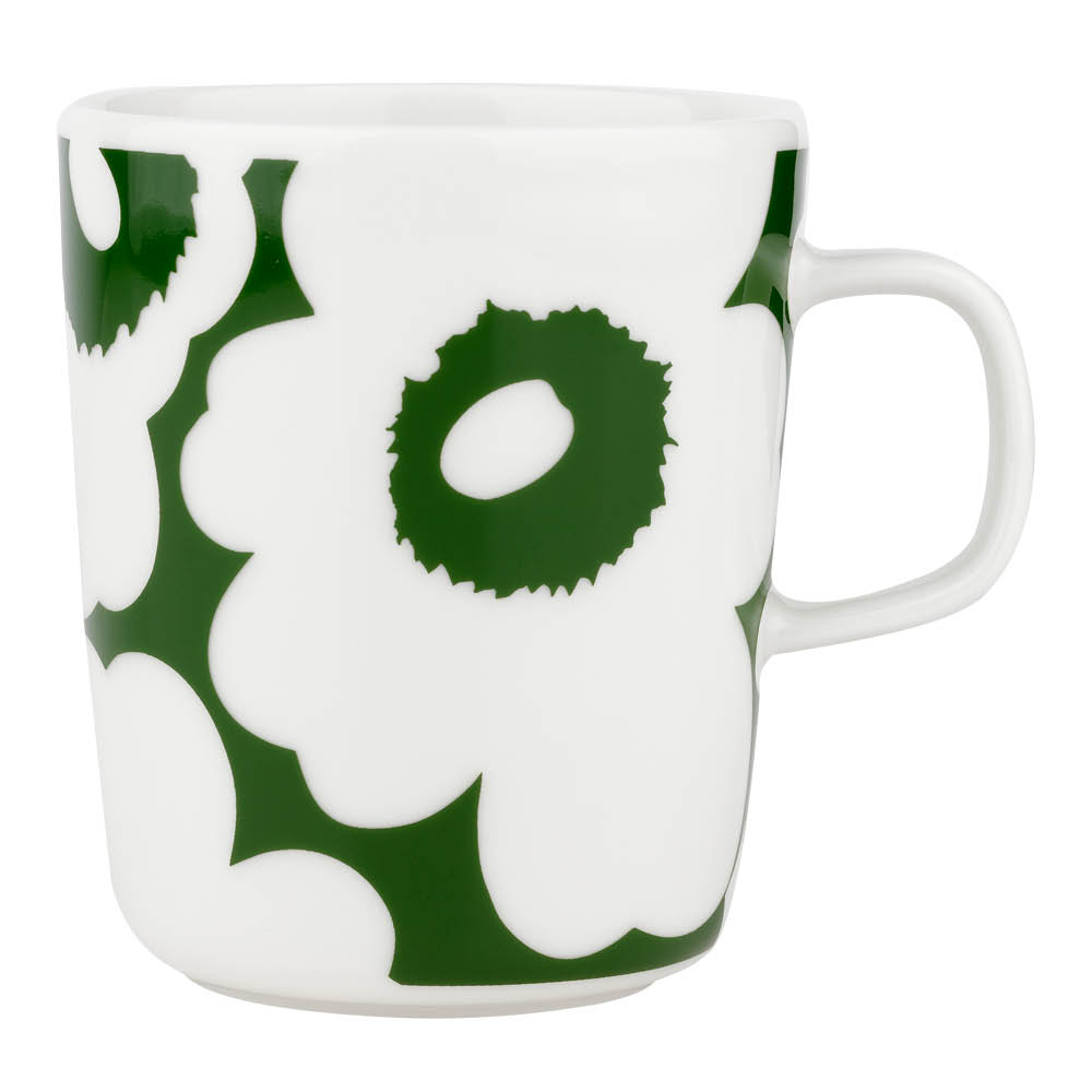 Marimekko – Oiva Unikko Mugg 25 cl Vit/Grön