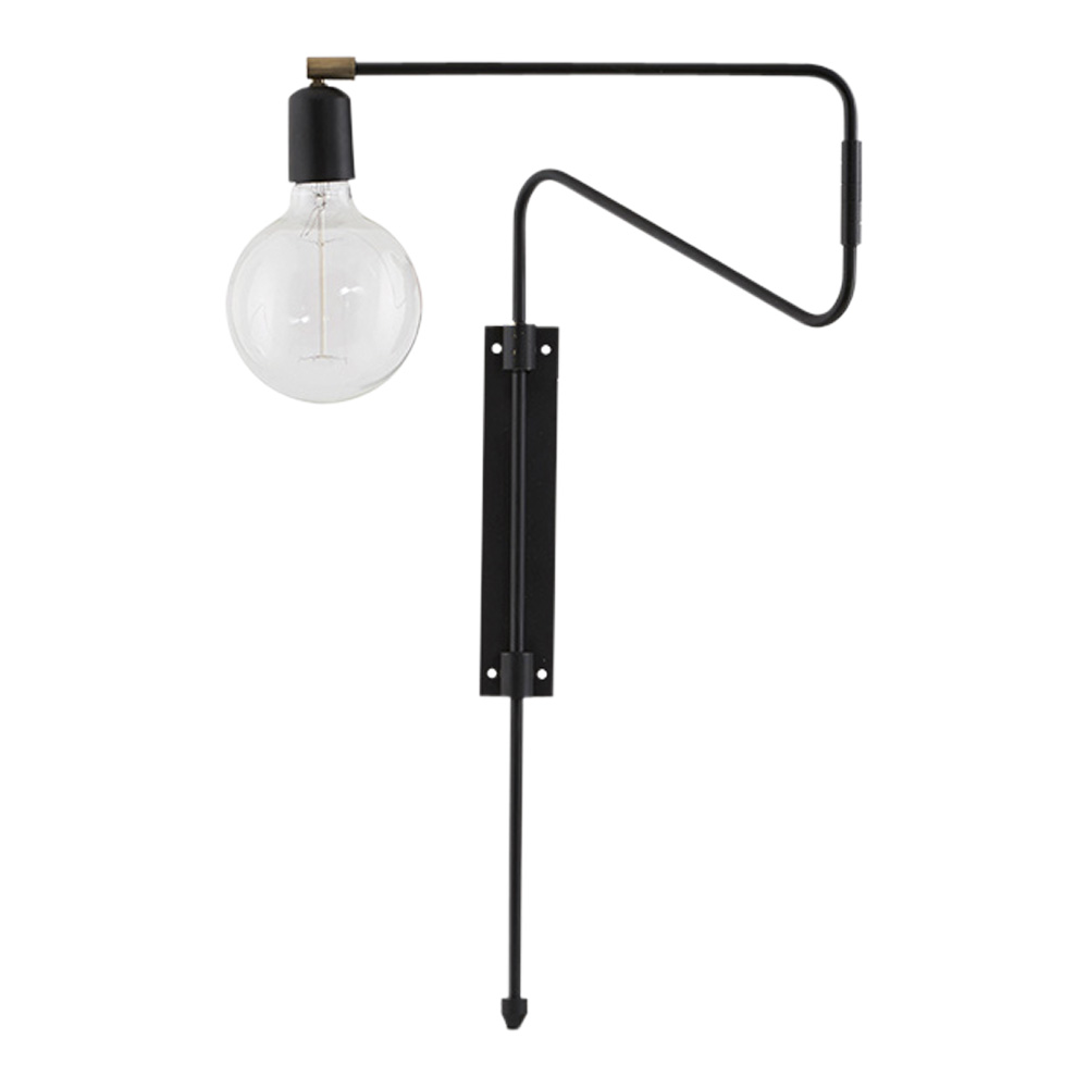 Läs mer om House Doctor - Swing Vägglampa 35 cm Svart