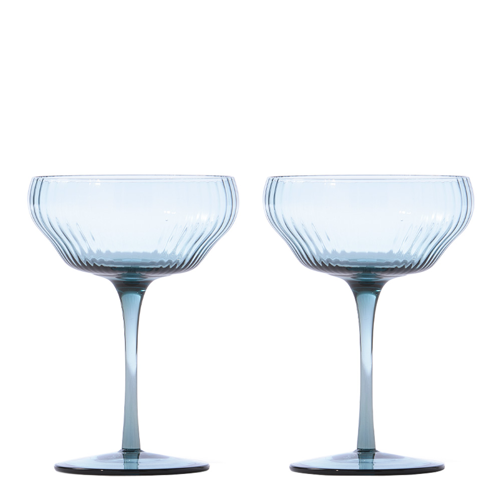 Pols Potten - Pum coupe 14,3 cm 2 stk blå