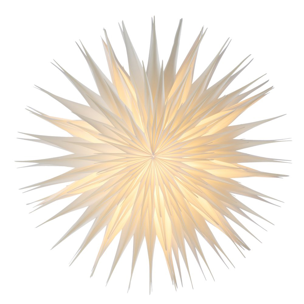 Bungalow - Polaris Julstjärna Snöblomma 60 cm Vit