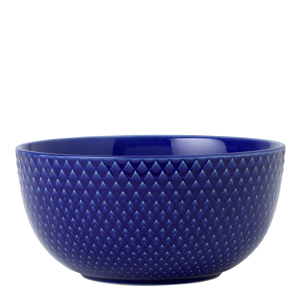 Lyngby Porcelain - Rhombe Color Skål 13 cm Mörkblå