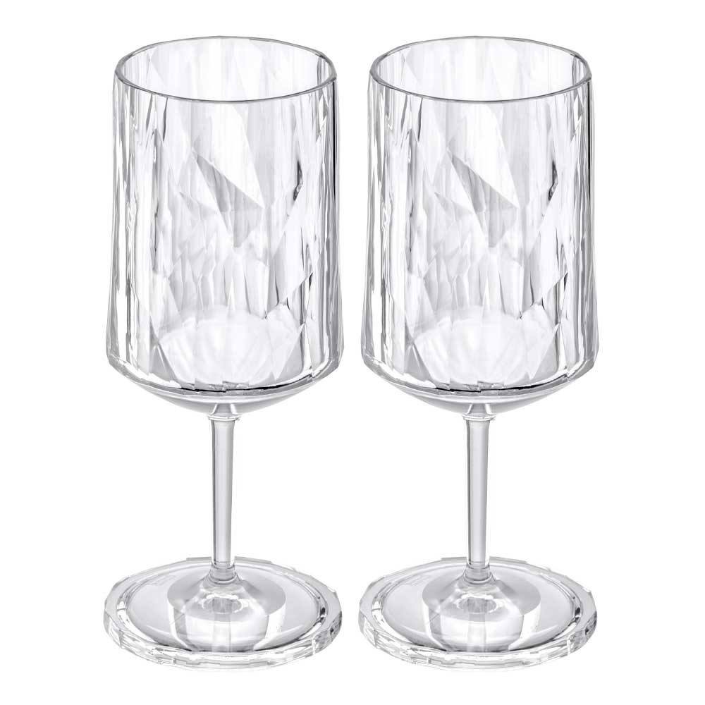 Koziol - Club Vinglas 30 cl 2-pack Klar